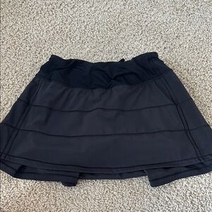 lululemon Pace Rival Black Skirt